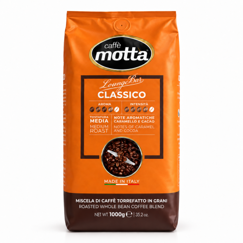 Pomarańczowa paczka kawy Caffè Motta.png