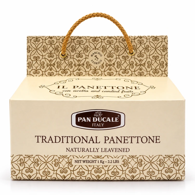 Eleganckie pudełko panettone Pan Ducale.png