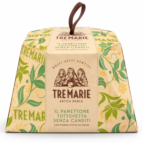 Eleganckie pudełko panettone Tre Marie.png